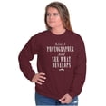 thumbnail image 5 of Kiss A Photographer See What Develops Sweatshirt for Men or Women Brisco Brands X, 5 of 6