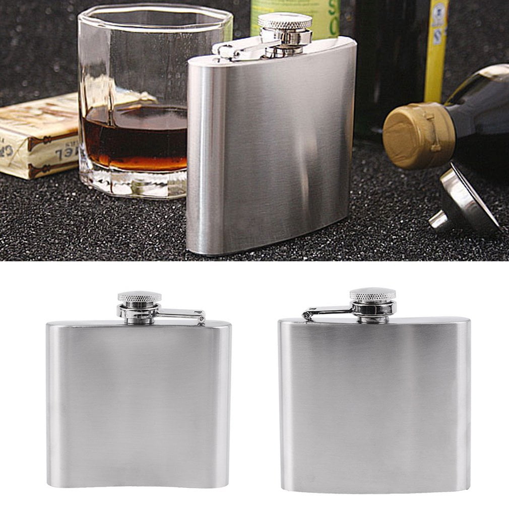 proof for Travel Details about / Flagon Whiskey Flask Bottle Stainless Steel High Quality