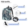 thumbnail image 4 of Salouo Butterflies Skull Bows for Travel Backpack for Men Women,Casual Laptop Backpack Daypack Business Work Bag for Travel、Hiking、Weekend -Small, 4 of 5