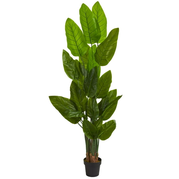 Nearly Natural 6' Canna Artificial Tree, Green