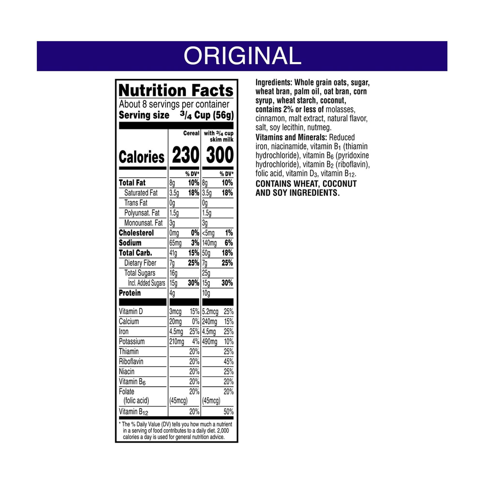 Kellogg's Cracklin' Oat Bran Breakfast Cereal 16.5 oz (Pack of 12)