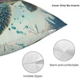 thumbnail image 3 of Wukai Watercolor Turtle1 Premium Polyester Fleece Pillow Covers with Hidden Zipper Closure,Luxuriously Soft and Durable-24"x24", 3 of 7