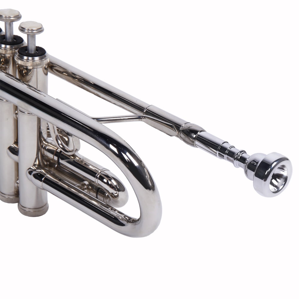 Trumpet Set for Students Beginner Bb Standard Brass Instrument ,DFITO Trumpet  with Mouthpiece Gloves Set