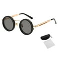 thumbnail image 2 of Lunettes de Soleil Filtre Nd 19 Étapes Contrôle Manuel de Teinte Réglable Polarisées Rondes avec ND9 Lunettes de Soleil Réglables pour Hommes 1 à 9 Vitesses Lunettes de Plage, 2 of 5