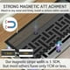 thumbnail image 2 of 4PCS Magnetic Floor Vent Covers - 5.5x12Inch Mesh Filters for Home/Floor/Wall/Ceiling Catch Debris Hair Dust, 2 of 5