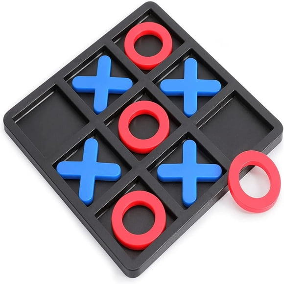 KEINXS Tic Tac Toe Game Board Classic Board Game for Giant Connect 4 game Indoor Family Toys Set for Children/ Adults Coffee Table Home Decor 5.9” X 5.9”