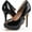 BLACK/PAT, variant on Dream Pairs Womens Fashion High Heel Peep Toe Dress Pump Shoes Lady Wedding Party Shoes Swan-10 Black/Nubuck Size 11