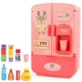 thumbnail image 1 of Simulation Double-door Fun Refrigerator Kitchen Smart Toy Children's Furniture With Kitchen Toy Set Accessories, 1 of 4