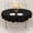 Black, variant on BalsaCircle 70" Cotton Round Black Tablecloth Reception Catering Dining Table Linens