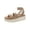 Taupe Multi, variant on Shelle Women's Sandals Black Size 7 M