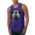 thumbnail image 1 of Wild Bobby, Colorful Pug DJ, Pop Culture, Men Graphic Tank Top, Purple, X-Large, 1 of 4