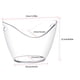 thumbnail image 3 of Advancent Cubo de hielo de plástico fácil de usar, solución práctica y refrescante, universal para una variedad de bebidas, elegante Cocina y Comedor 8L totalmente transparente, 3 of 6