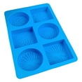 thumbnail image 1 of Molde De Jabón DIY Molde De Resina 6 Cavidades Pastelería Postres De Chocolate Molde De Pastel SM SunniMix Moldes de silicona para jabón, 1 of 8