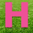 thumbnail image 1 of Advanced Graphics 3364 20 x 15 Po Lettre H Yard Signe&44; Rose, 1 of 1