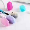 thumbnail image 5 of 10Pcs Portable Toothbrush Protector Caps Dustproof Design Soft Silicone Brush Head Covers for Travel Home Use, 5 of 9