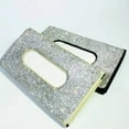 thumbnail image 6 of Masteelf 1PC Visor Tissue Case Rhinestone Inlaid Tissue Box Auto Napkin Pumping Box (Black), 6 of 8