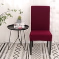 thumbnail image 4 of Skksst Stretch Chair Slipcover Dining Room Banquet Party Washable Seat Cover Removable Protector, Set of 8, 4 of 7