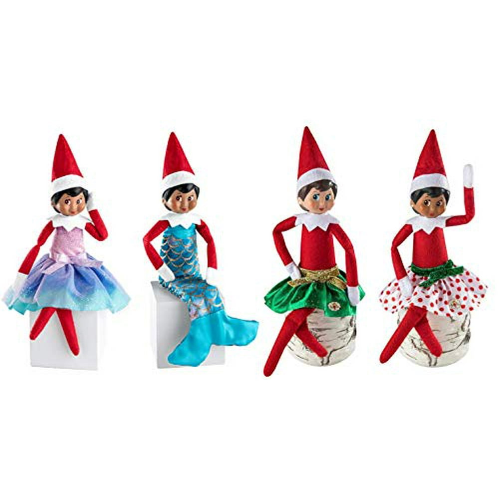 The Elf on the Shelf Girl Outfit Set - Princess Pastel, Mermaid, and ...
