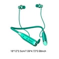 thumbnail image 2 of Bluetooth Earbuds, Wireless In Ear Earphones, Neck Hanging Sports Bluetooth Earbuds with High Battery Capacity, Low Latency, Magnetic Surrounding Sound, Secure Suction Fit, Type-C Charging, 2 of 7