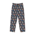 thumbnail image 2 of Vsdgher Garden Gnomes Print Mens Pajama Pants Sleep & Lounge Pants, PJ Bottoms With elastic waistb and Pockets, 2 of 5