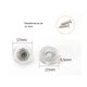 thumbnail image 2 of Paquete de 20 tapetes redondos de silicona antideslizantes de Φ17 mm, adecuados para muebles, sillas, sofás, mesas y pisos de madera para reducir el ruido transparente, 2 of 4