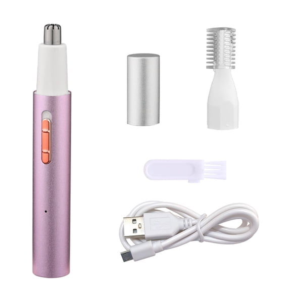 2025 Rechargeable Nose and Ear Hair Trimmer for Women Men – Painless Facial and Eyebrow Hair Remover, Dual-Edge Blades, IPX7 Waterproof, Compact and Portable Electric Clipper