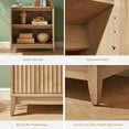 thumbnail image 5 of mopio Brooklyn Oak Storage Cabinet, Modern Farmhouse Entryway Accent Cabinet for Living Room, 5 of 9