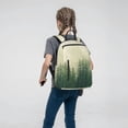 thumbnail image 5 of Naloa Fog Forest Print Lightweight DayBackpack Suitable for school, work, shopping, travel, etc., 5 of 5