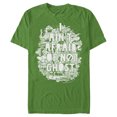 thumbnail image 1 of Men's Ghostbusters Ain't Afraid Ghost Collage  T-Shirt - Kelly Green - Medium, 1 of 4