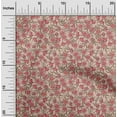 thumbnail image 2 of oneOone Rayon Red Fabric Floral Retro Sewing Craft Projects Fabric Prints By Yard 56 Inch Wide, 2 of 5