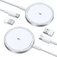 thumbnail image 3 of ETEPEHI Mag-Safe Charger: 2 Pack Wireless Charging Pad Compatible with iPhone 16/15/14/13Pro Plus,Max & AirPods 4/3 Pro,White, 3 of 9