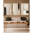thumbnail image 3 of Drsoum Abstract Minimalism Art 16x24in3pcs Natural Framed Picture Color Block Wall Decor for living Room, 3 of 6
