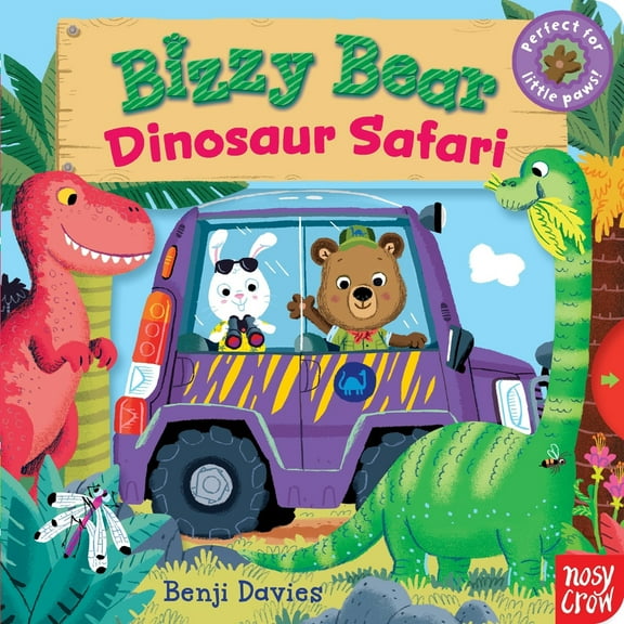 Pre-Owned Bizzy Bear: Dinosaur Safari by Nosy Crow (Board Book)