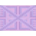 thumbnail image 1 of Ahgly Company Machine Washable Indoor Rectangle Transitional Heliotrope Purple Area Rugs, 6' x 9', 1 of 7