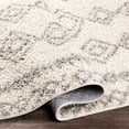 thumbnail image 4 of Taza shag Gray 6'7" x 9' Global Rectangle Area Rug, 4 of 6