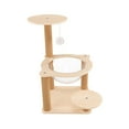 thumbnail image 3 of DOLITY Arbre à Chat Lit pour Chat Fournitures pour Chat Hamac pour Chat Capsule Spatiale Transparente Claire 38x63cm, 3 of 9