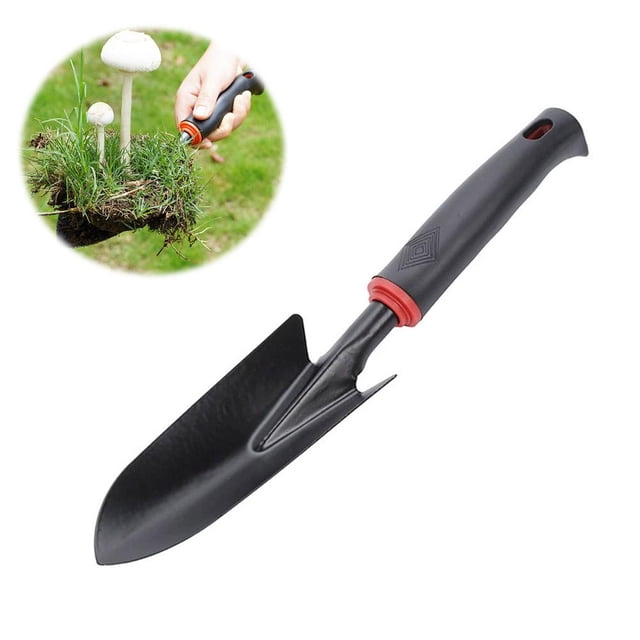 Lttoisl Heavy Duty Carbon Steel Garden Trowel Set, 3 Sizes Hand Shovel with Ergonomic PP/PVC Grip, Rust-Resistant Digging Tool for Planting, Weeding, Transplanting (Black)