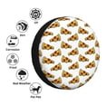 thumbnail image 4 of Naloa Pizza PVC Leather Spare Tire Wheel Cover for Car Truck SUV Camper Trailer Universal Fit many size14 inch, 4 of 6