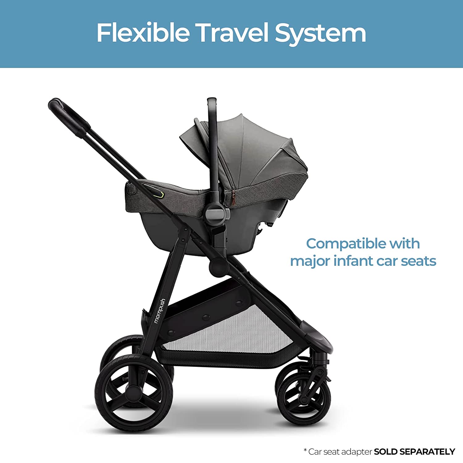 Buy Mompush Wiz Baby Stroller with True Mode for Newborn and