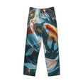 thumbnail image 6 of Goofa Cute Koi Fish Serenity Pattern Printed Soft Pajama Pants for Men, Wide Leg Comfy Casual Lounge Yoga Pants-Large, 6 of 9