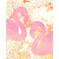 thumbnail image 2 of Allen, Kimberly 15x18 White Modern Wood Framed Museum Art Print Titled - Pink Flamingos 2, 2 of 4