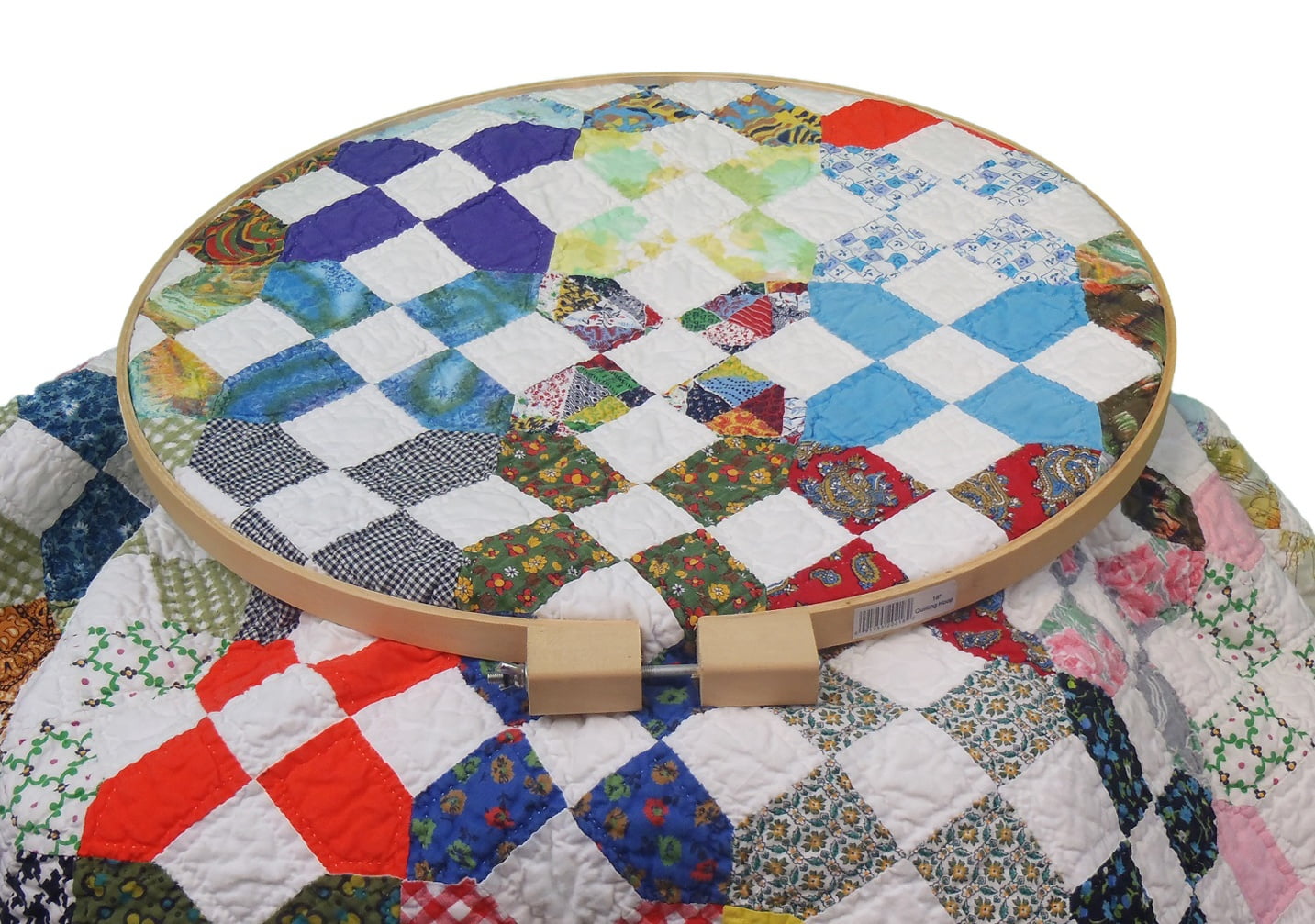 Frank A. Edmunds Wood Quilt Hoop18"