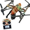 Skin Decal Wrap Compatible With Yuneec Q500 & Q500+ Quadcopter Drone Abstract Wood