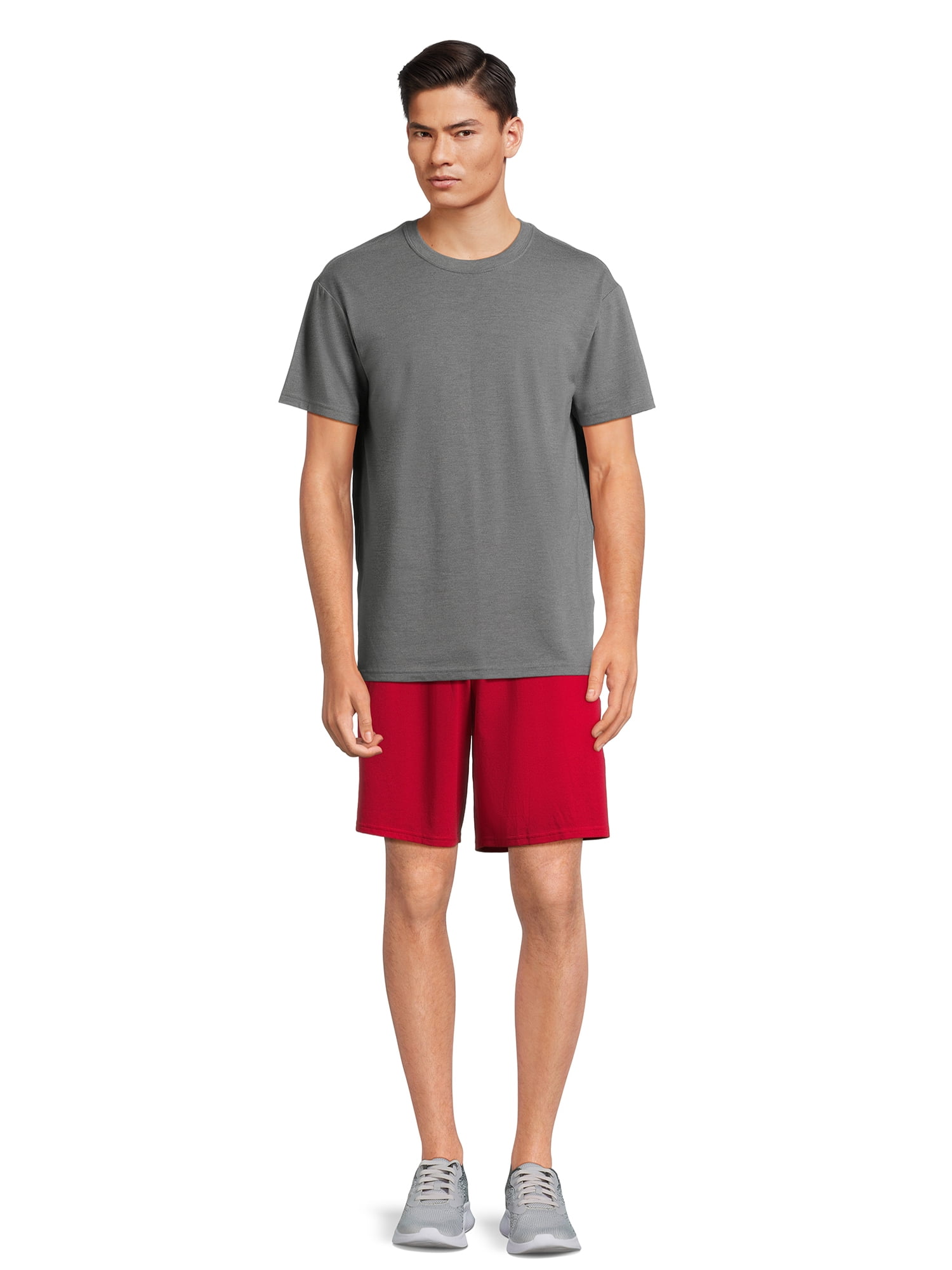 Athletic Works Men's Tri Blend Active Shorts, Sizes S-3XL