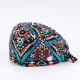 thumbnail image 5 of Gorro quirúrgico de algodón puro, gorro esmerilado con estampado de flores de anacardo, gorro de trabajo para mujer con estampado de girasoles, 5 of 5