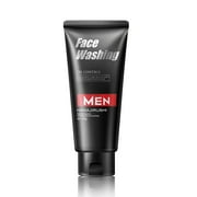 HANAJIRUSHI Charcoal Facial Cleanser Oil Control Deep Cleansing Face Wash for Men, All Skin Type, 150g