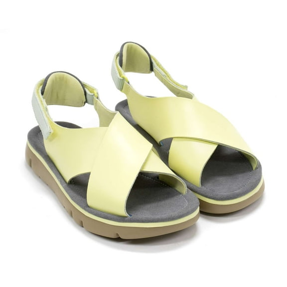 Camper Women's Oruga Sandals, Pastel Yellow,8 M US