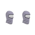 thumbnail image 3 of Toystoory Accesorios para motocicleta Pasamontañas Protector facial Protector de cabeza Orejeras Color simple Suministros de motor Clima frío gris claro 2Conjunto, 3 of 6