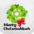 thumbnail image 4 of Inktastic Merry Chrismukkah Boys or Girls Baby Bib, 4 of 4