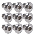 thumbnail image 3 of 100Pcs Button Head Socket Caps Screws, Galvanized Steel M4x0.7mm Hex Socket Caps Screws for Accuracy Machinery Industries, 3 of 7